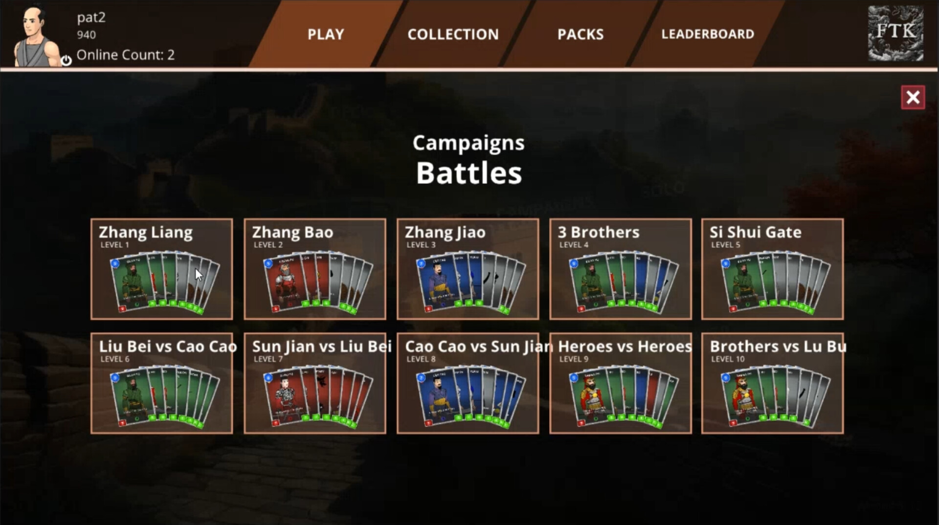 #2. Fate of the Three Kingdoms (Steam) โดย: ISNOS