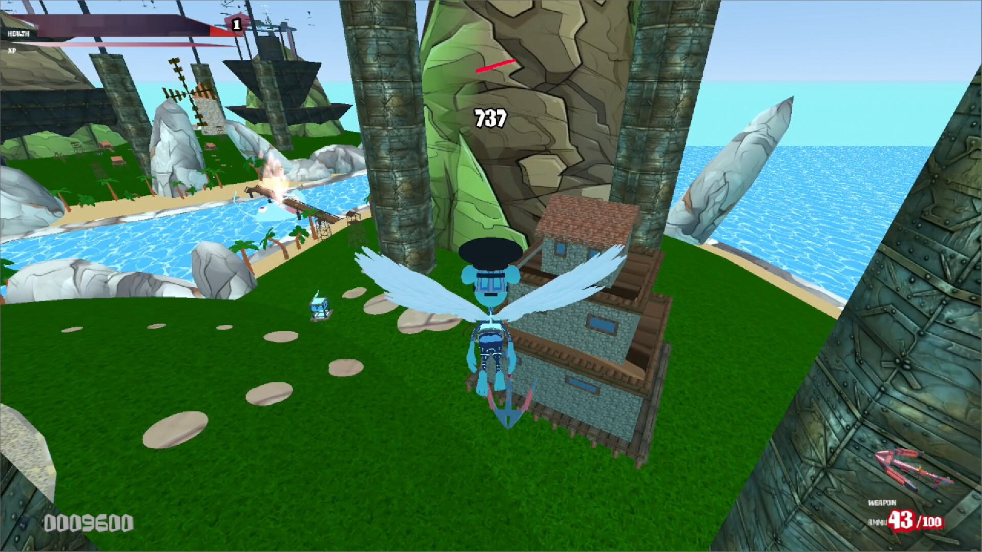 Bluebie VS The Army of Cyborgs screenshot 12