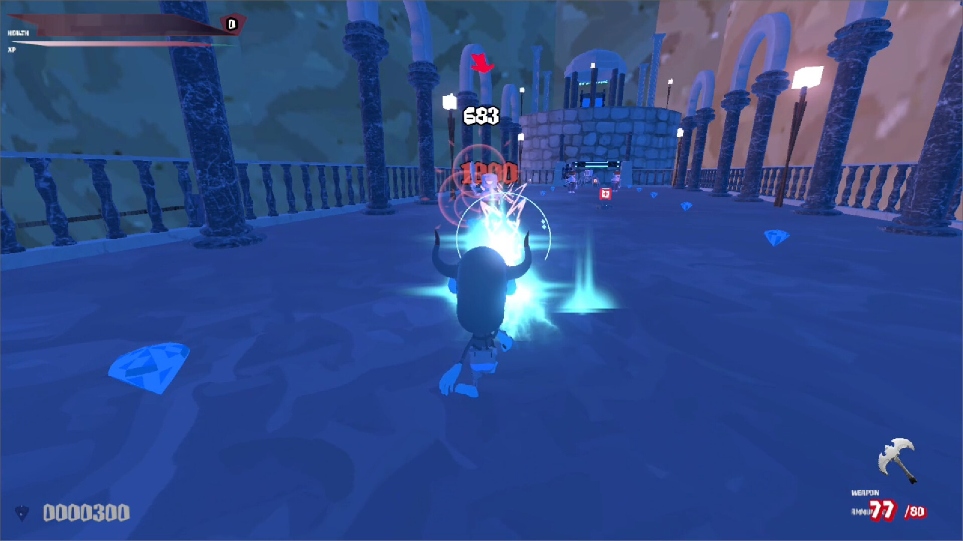 Bluebie VS The Army of Cyborgs screenshot 10