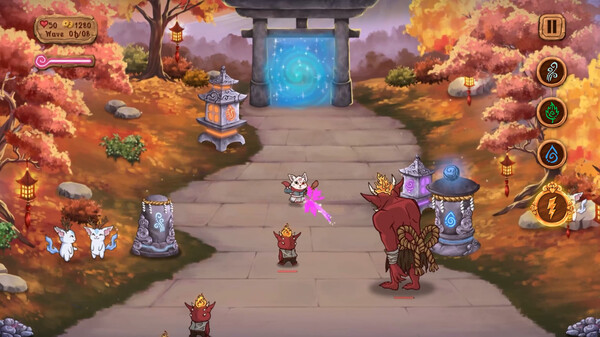 Kitsune's Paths Tower Defense screenshot 5