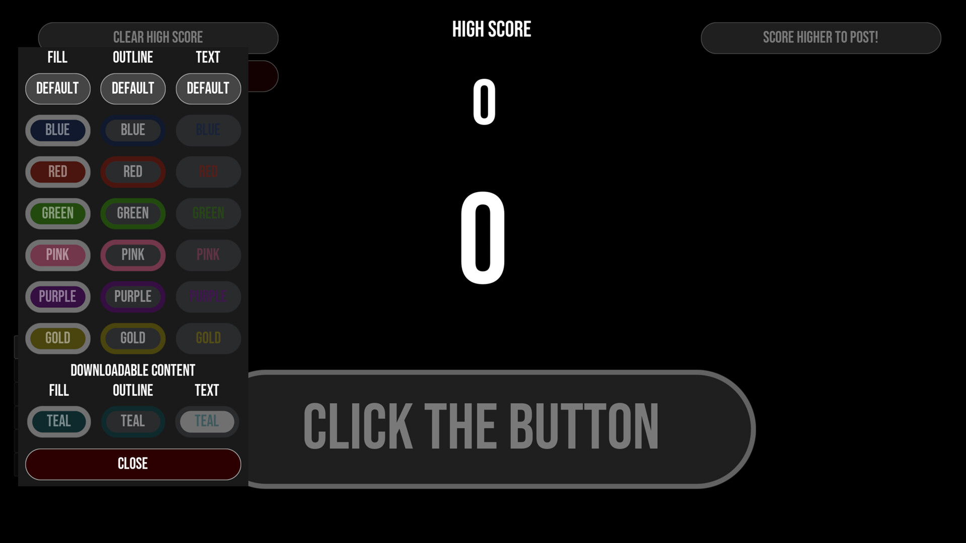 The Button Game - Button Color Pack 1 Featured Screenshot #1