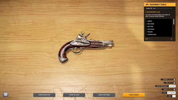 Screenshot z Gunsmith Simulator - Flint & Powder