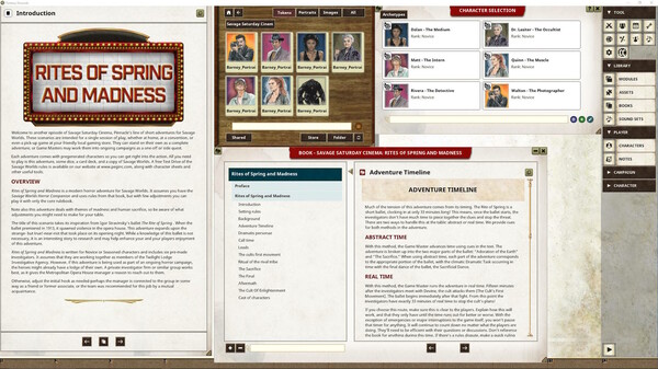 Fantasy Grounds - Savage Saturday Cinema: Rites of Spring and Madness