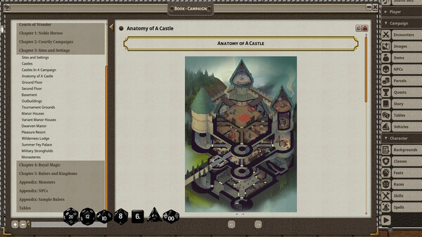 Fantasy Grounds - Campaign Builder: Castles & Crowns