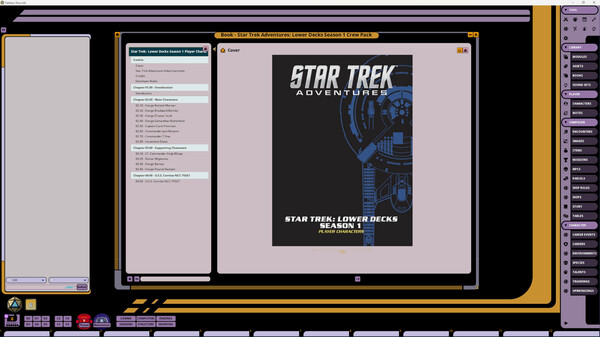 Fantasy Grounds - Star Trek Adventures: Lower Decks Season 1 Crew Pack