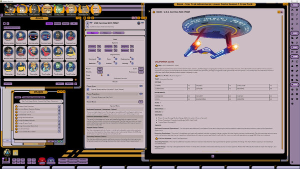 Fantasy Grounds - Star Trek Adventures: Lower Decks Season 1 Crew Pack