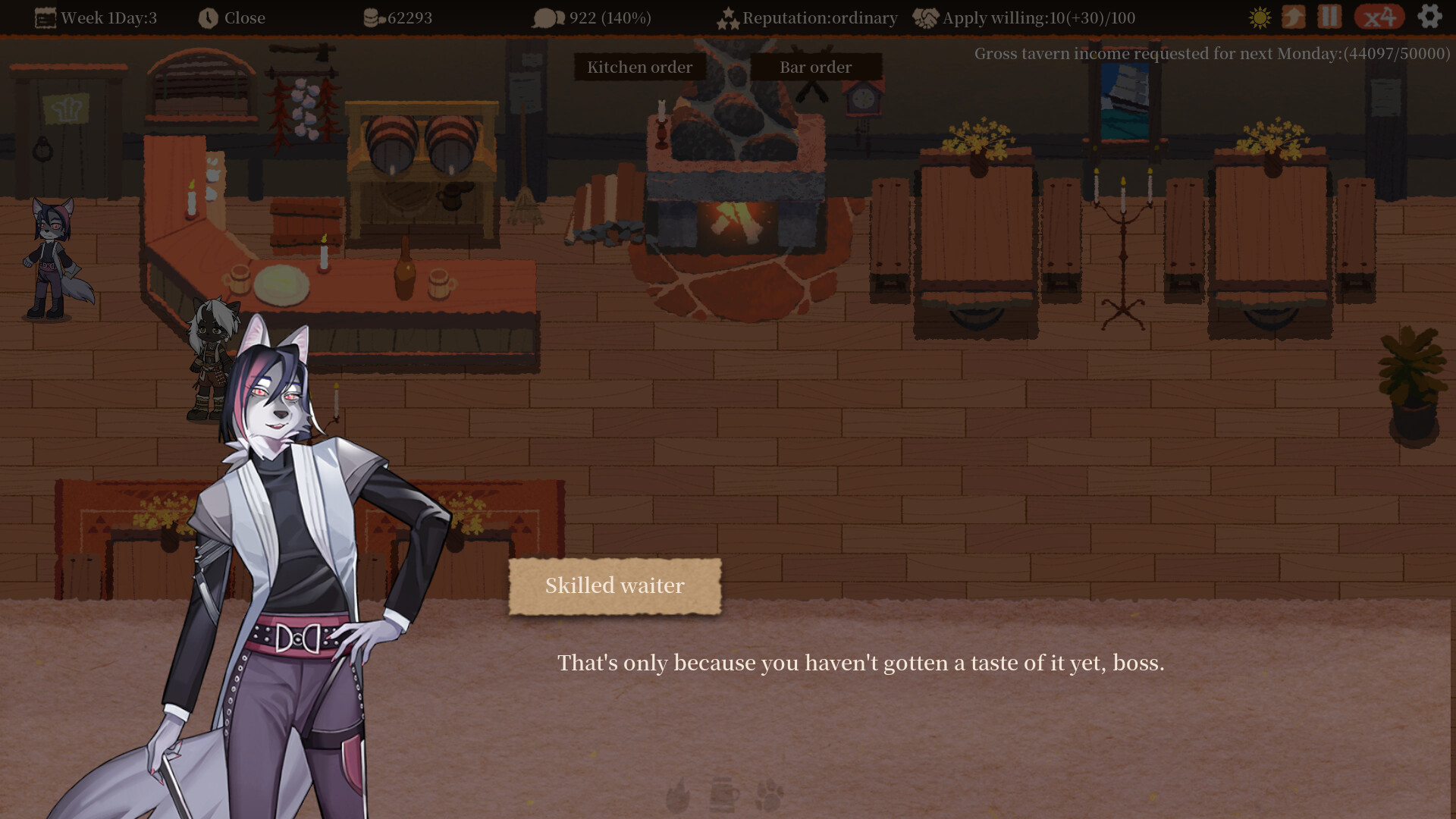 #3. 白影酒馆 Tavern Revisited Demo (Steam) 由: Stray Dog Game Studio