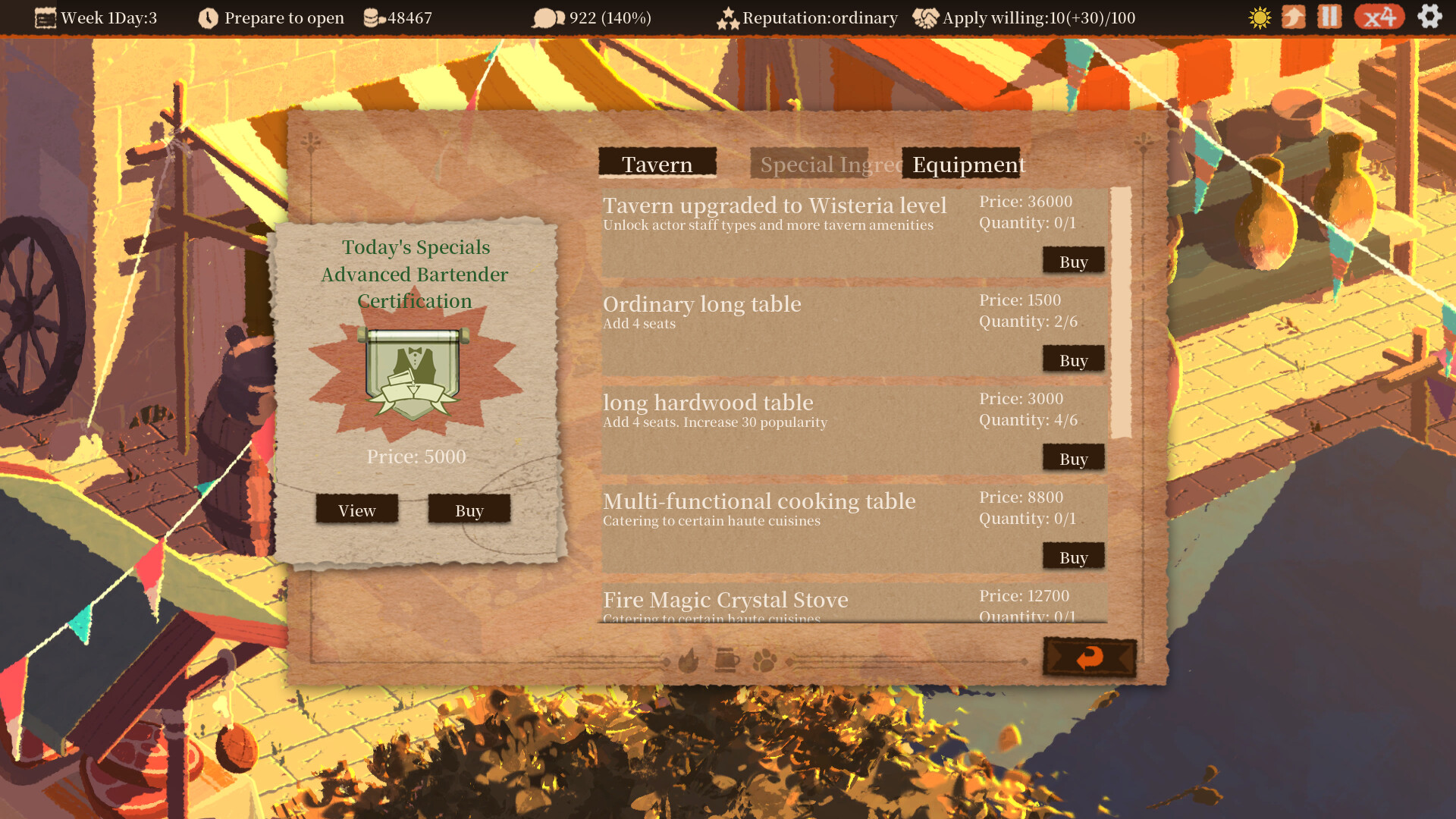 #5. 白影酒馆 Tavern Revisited Demo (Steam) 由: Stray Dog Game Studio