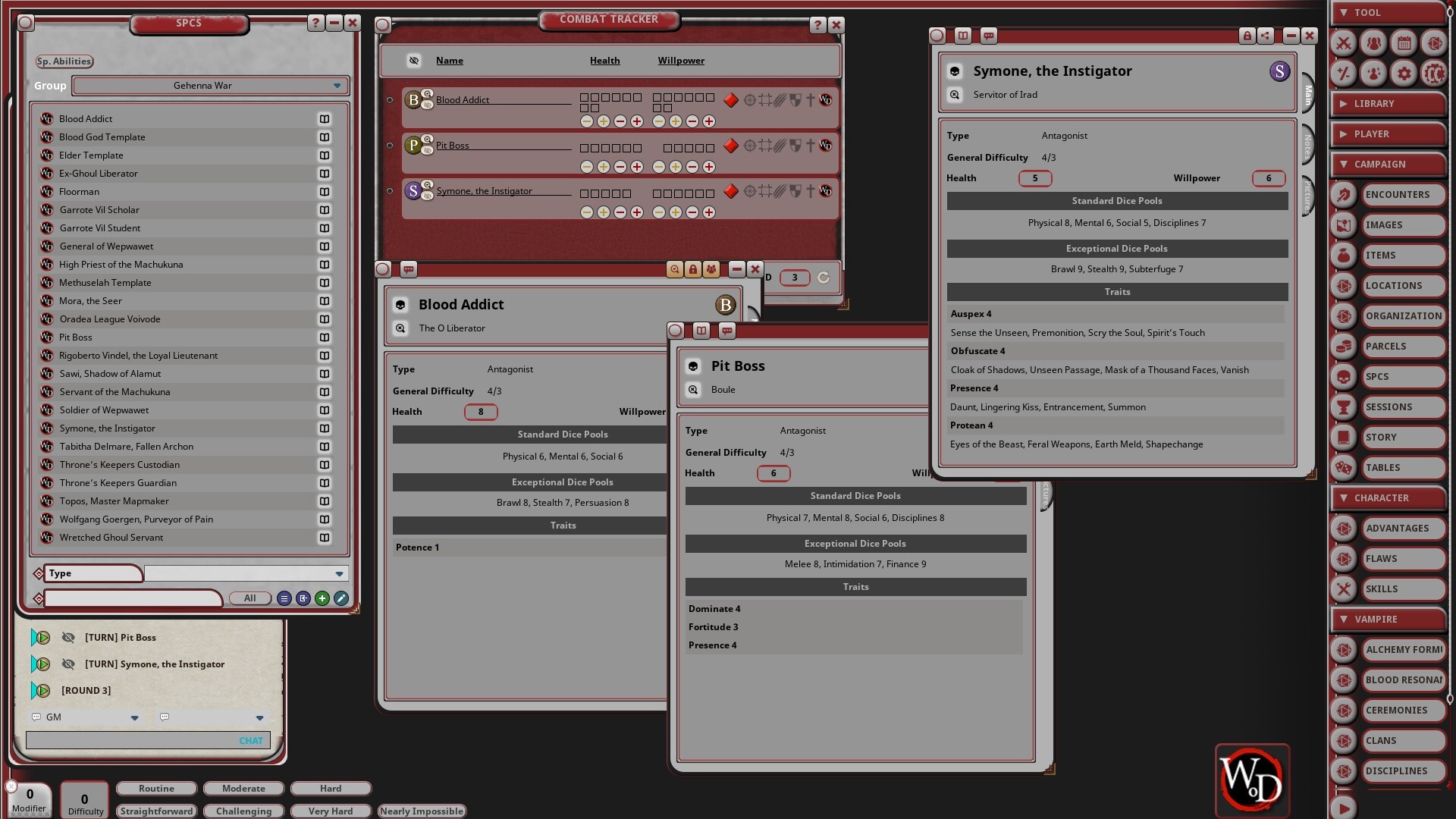 Fantasy Grounds - Gehenna War screenshot thumbnail screenshot 2