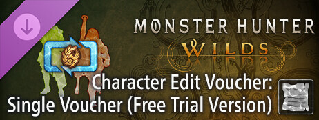 Monster Hunter Wilds - Character Edit Voucher: Single Voucher (Free Trial Version) cover art