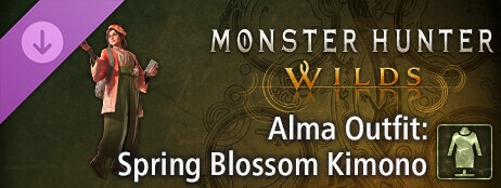 Monster Hunter Wilds - Alma Outfit: Spring Blossom Kimono cover art