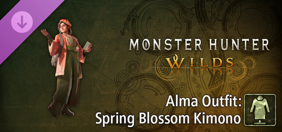 Monster Hunter Wilds - Alma Outfit: Spring Blossom Kimono cover art