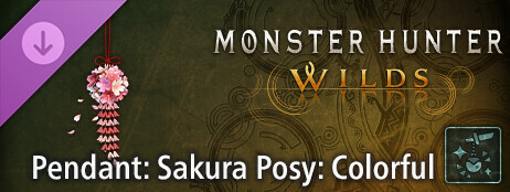 Monster Hunter Wilds - Pendant: Sakura Posy: Colorful cover art
