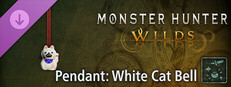 Monster Hunter Wilds - Pendant: White Cat Bell Small Capsule Image