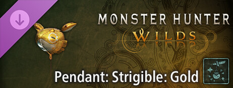 Monster Hunter Wilds - Pendant: Strigible: Gold cover art