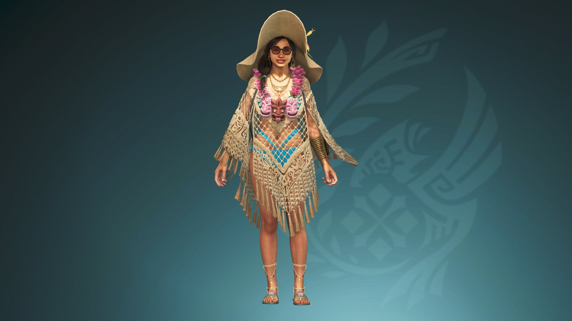 Monster Hunter Wilds - Alma Outfit: Summer Poncho Featured Screenshot #1