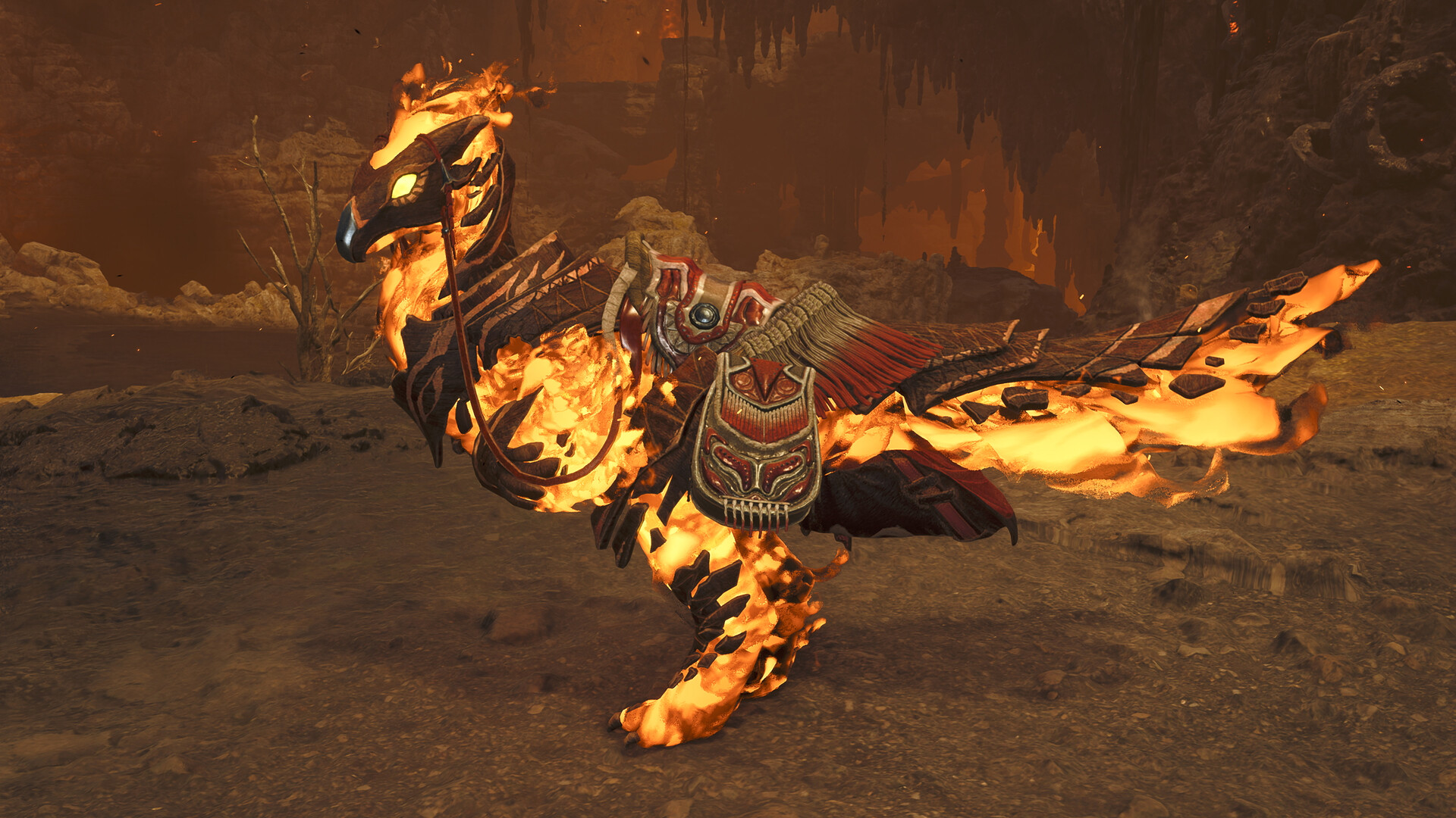 Monster Hunter Wilds - Seikret Decoration: Phoenix Caparison Featured Screenshot #1