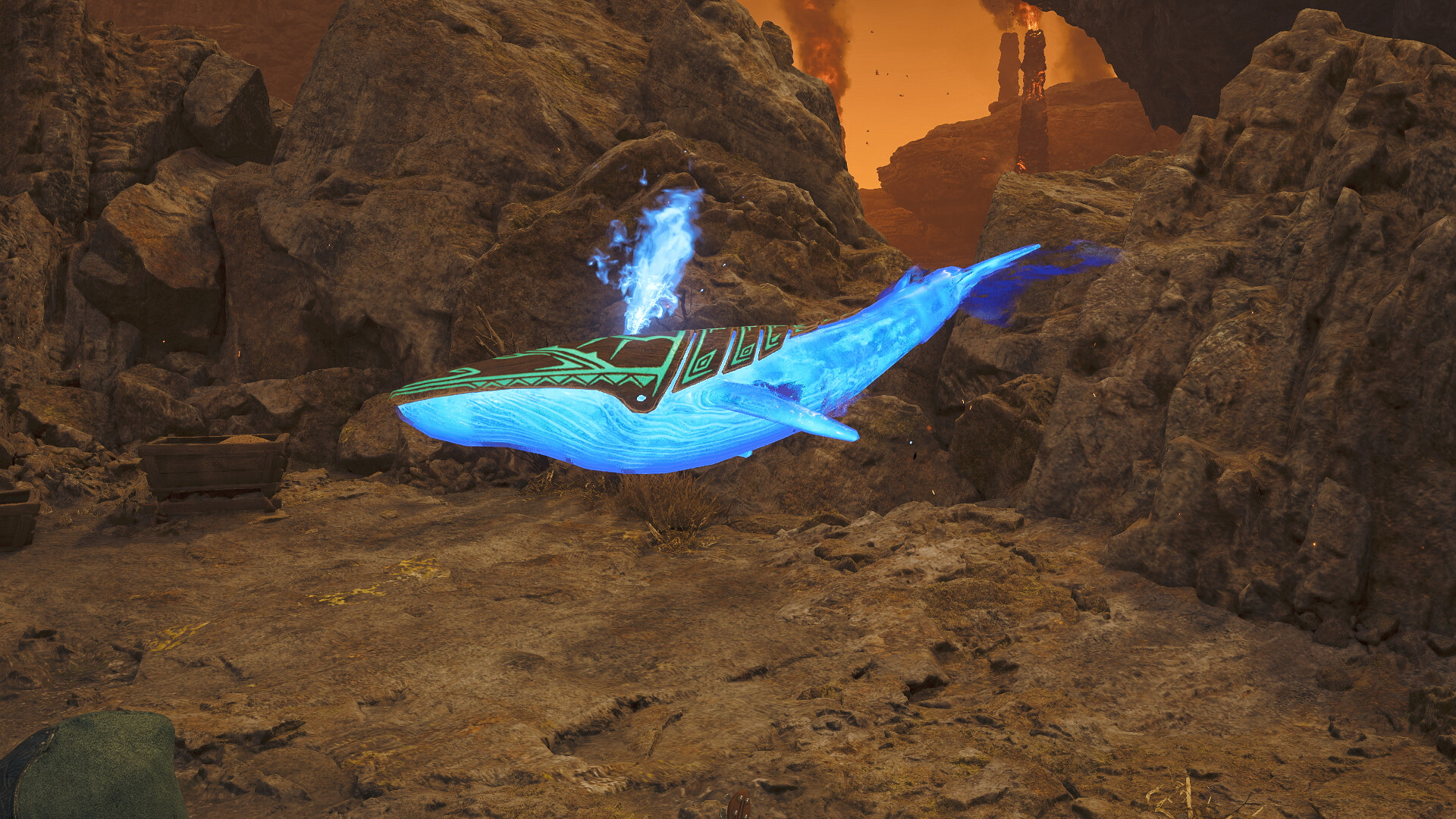 Monster Hunter Wilds - Pendant: Blue Flamefete Spirit Featured Screenshot #1