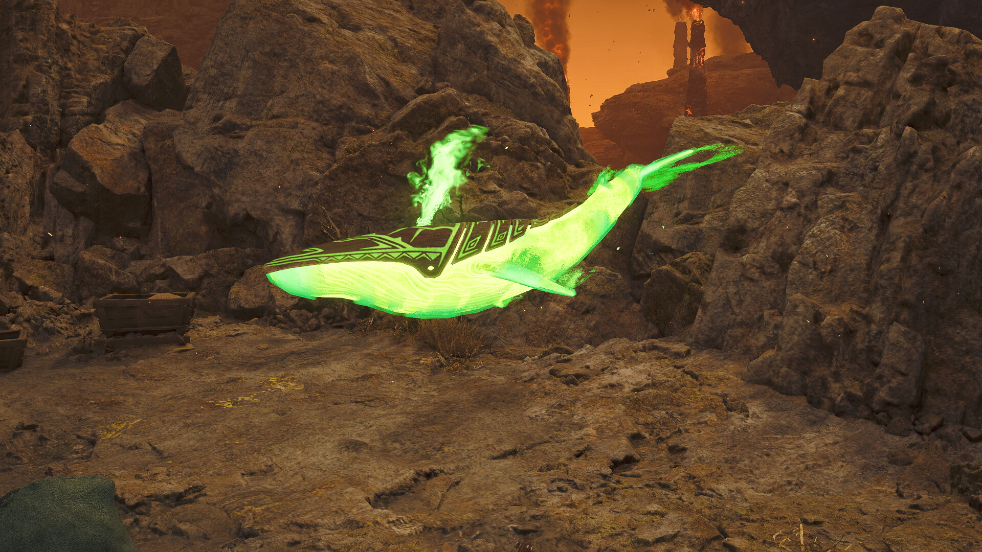Monster Hunter Wilds - Pendant: Green Flamefete Spirit Featured Screenshot #1