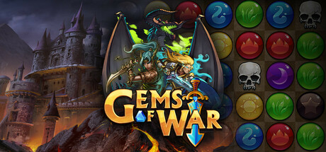 Steam header art for Gems of War - Puzzle RPG