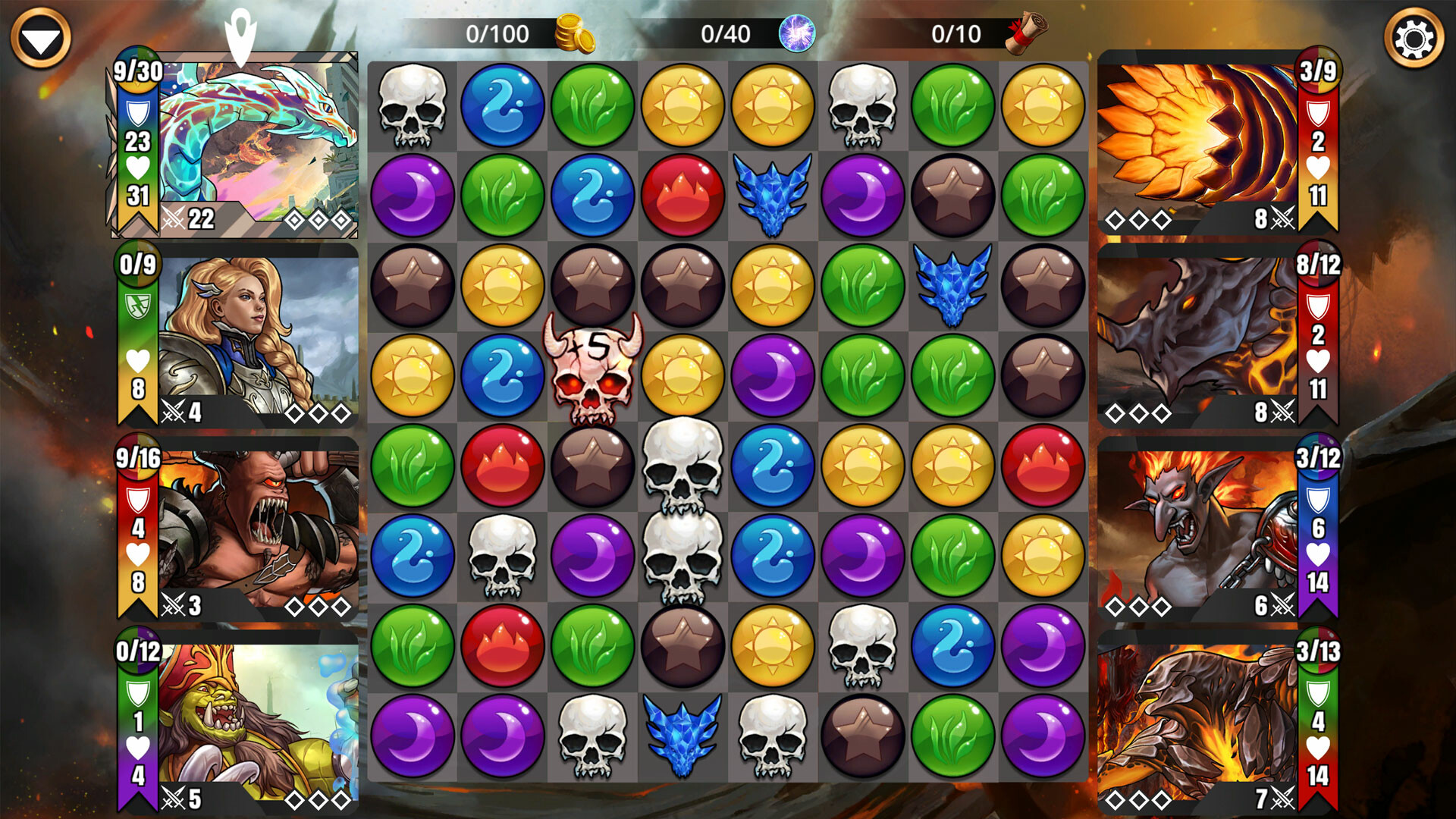 Gems of War - Puzzle RPG screenshot #1