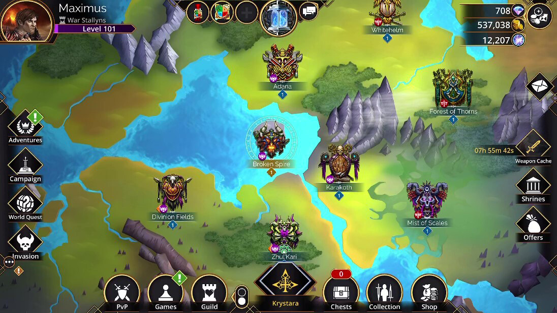 Gems of War - Puzzle RPG screenshot #3