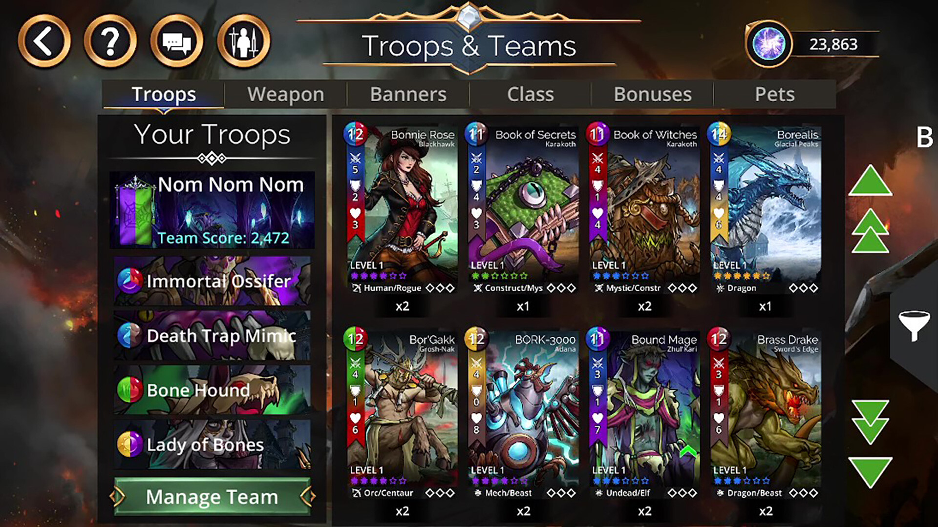 Gems of War - Puzzle RPG screenshot #2