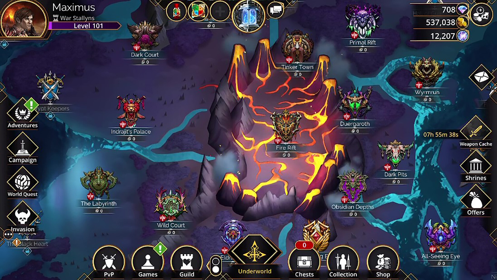 Gems of War - Puzzle RPG screenshot #9