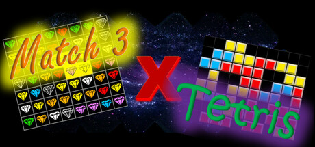 Match3 x Tetris banner