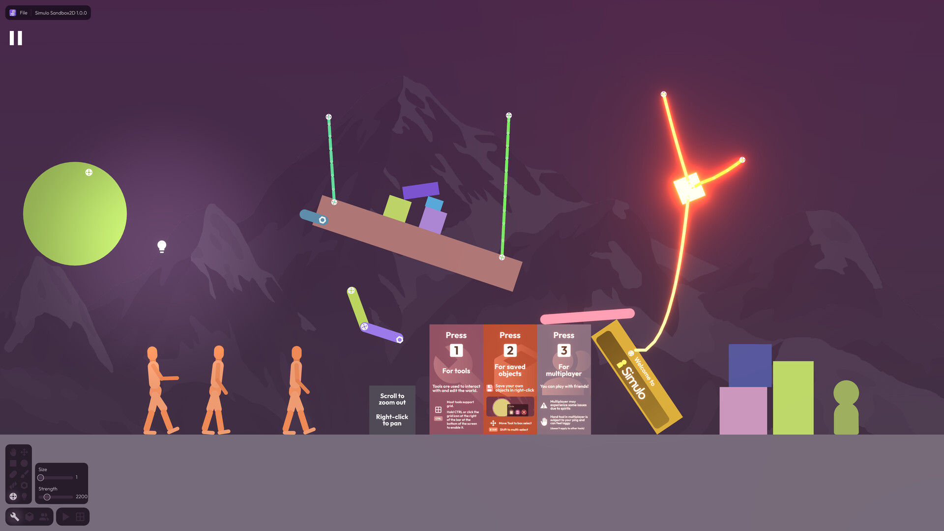 Simulo screenshot 1