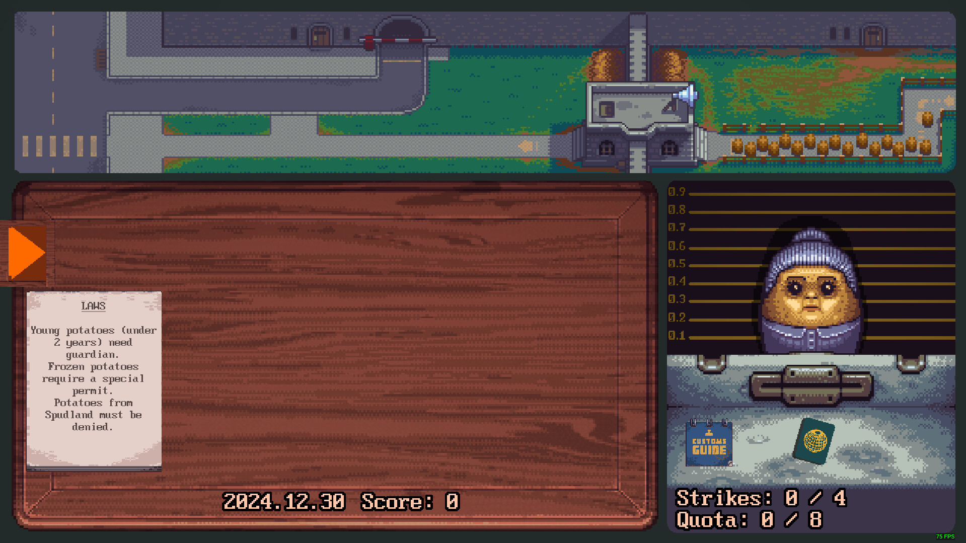 Spud Customs screenshot 2