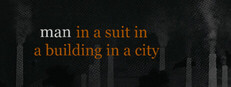 Man in a suit in a building in a city