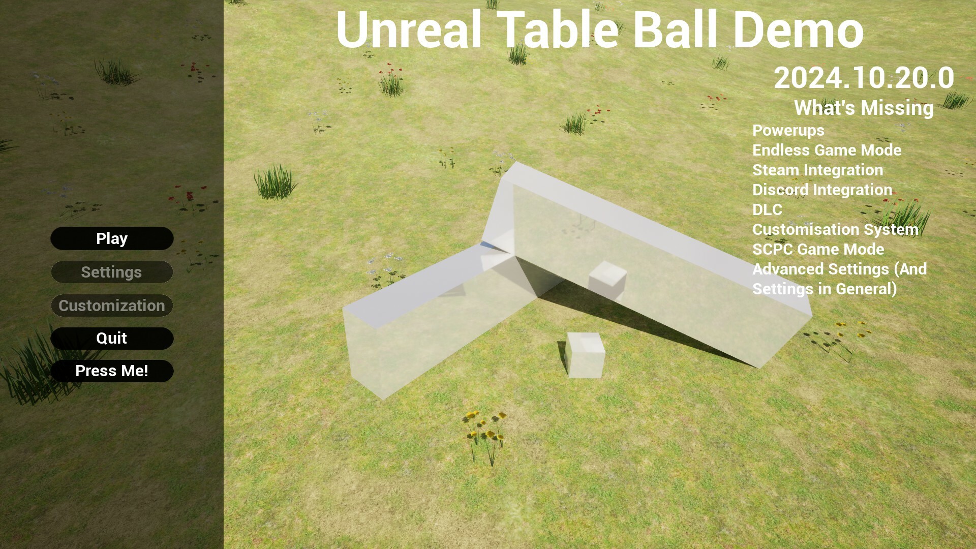#5. Unreal Table Ball Demo (Steam) Podle: Lockyz Media