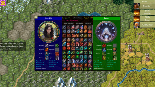 Screenshot z Una ad Astra
