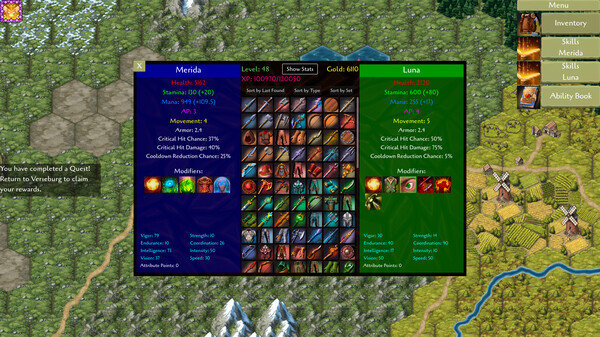 Screenshot z Una ad Astra