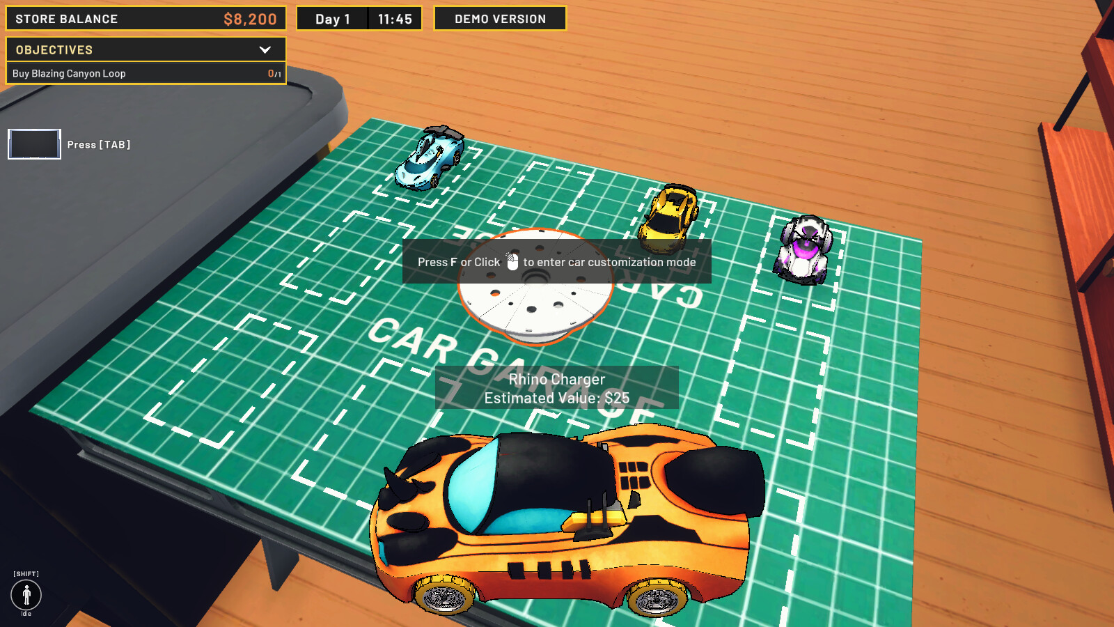 #6. Mini Racer Car Shop Simulator (Steam) By: PlayWay S.A.