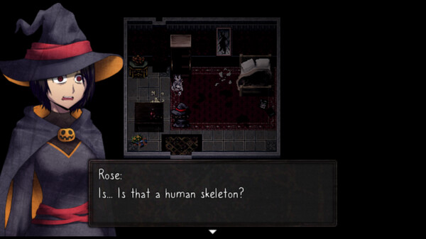 Screenshot z Cursed Mansion - Rose Yellow Witch Costume