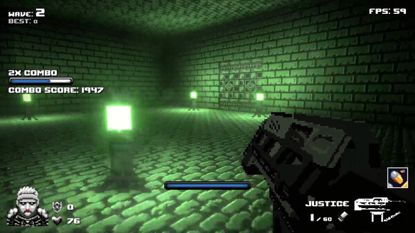 Screenshot z Doomed Hell 64: FPS Dungeon Crawler