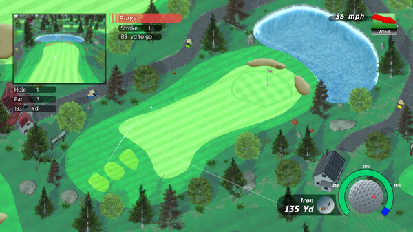 Скриншот из Golf Up