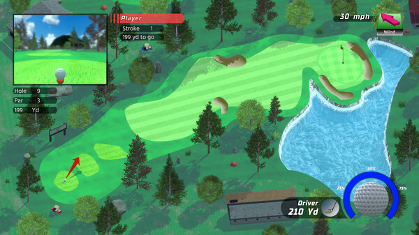 Скриншот из Golf Up