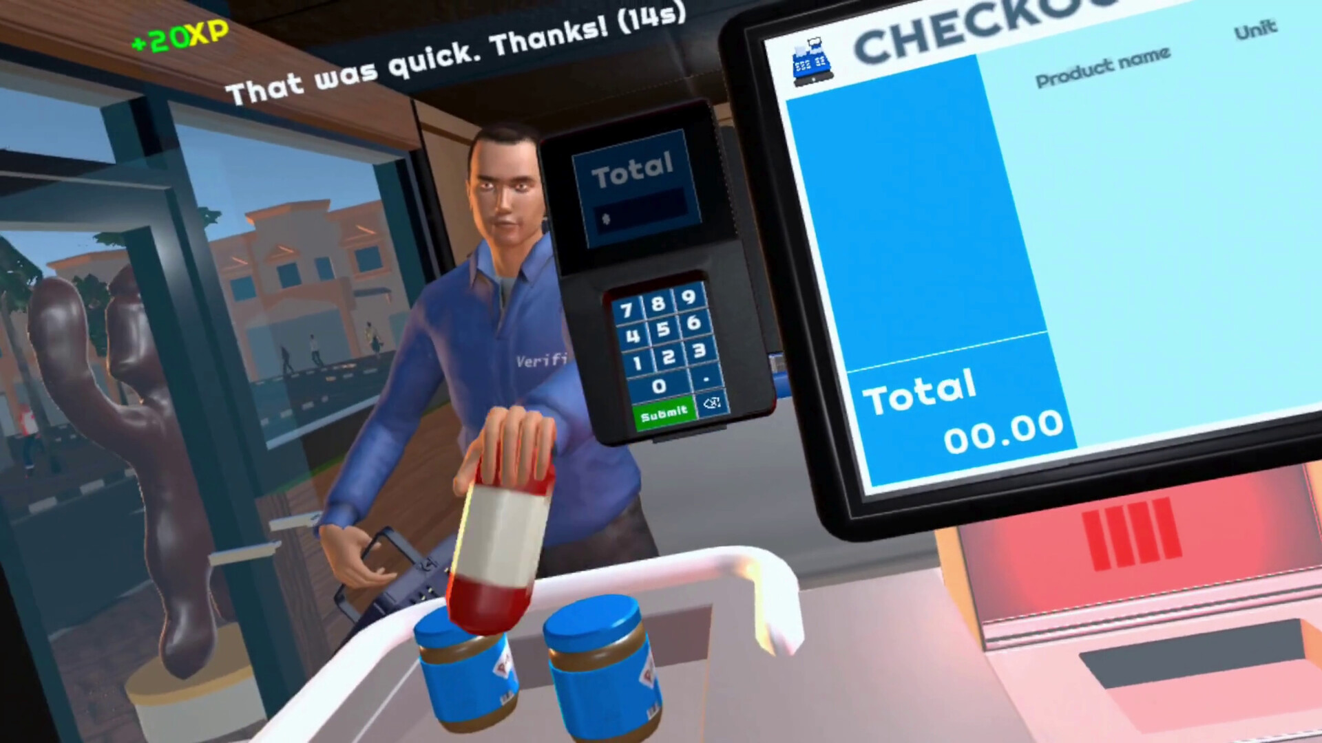 #2. VR Store Simulator (Steam) Podle: Clique Games