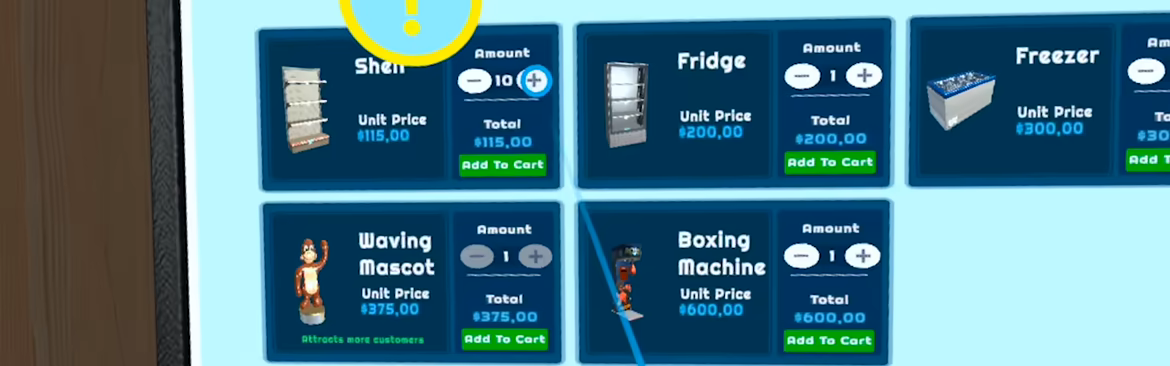 VR Store Simulator video 1