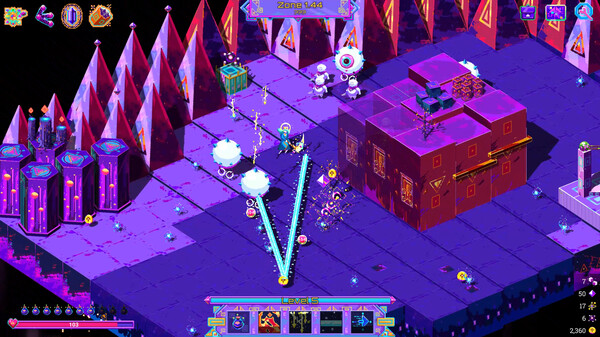 Neon Spellstorm game for Linux 1