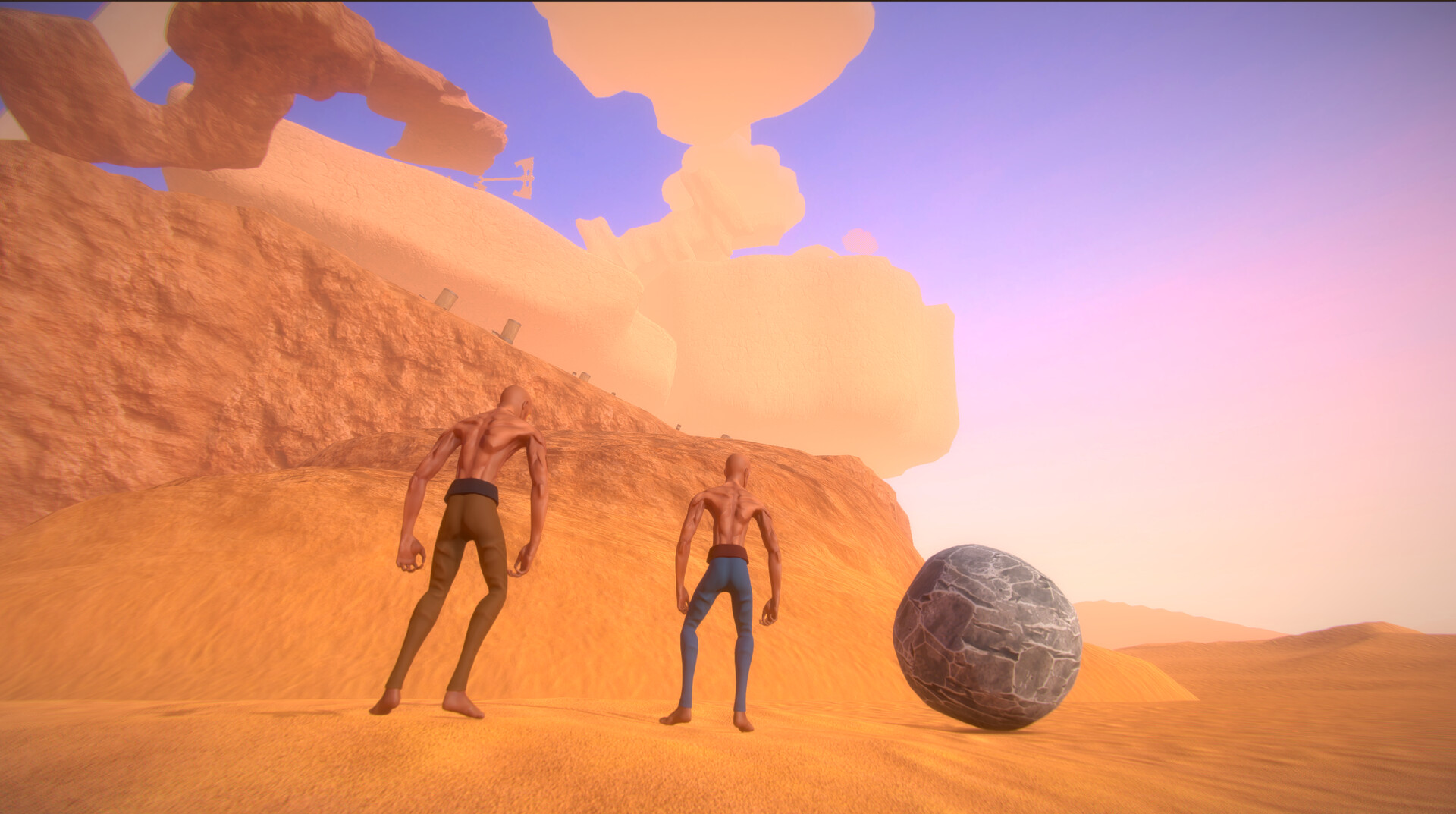 screenshot of Pushing it! Together - Sisyphus Co-op 1