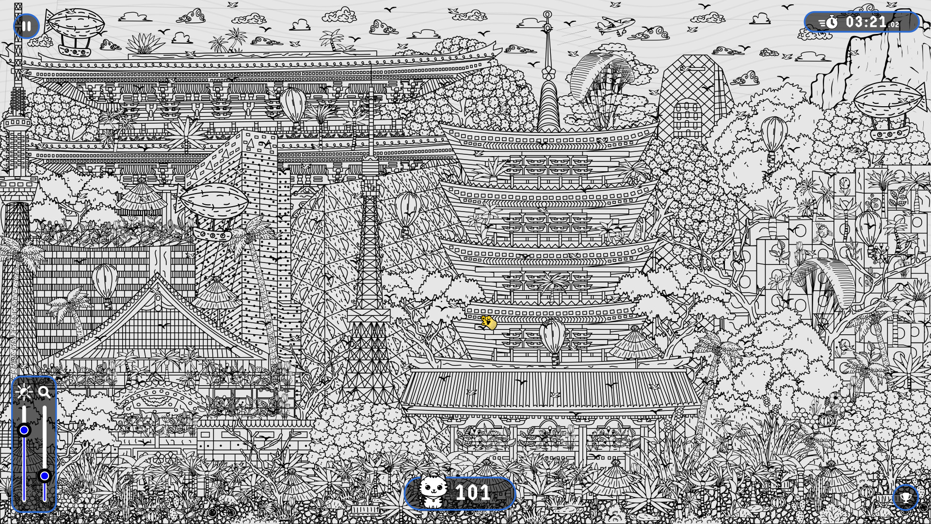 screenshot of 101 Cats Hidden in Tokyo 1