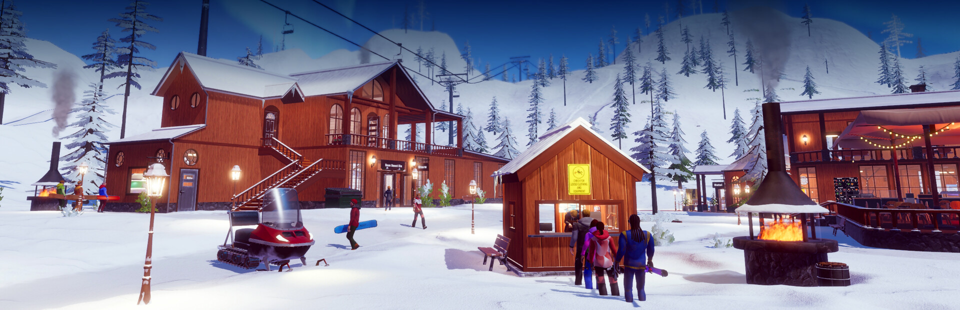 Snow Resort Simulator