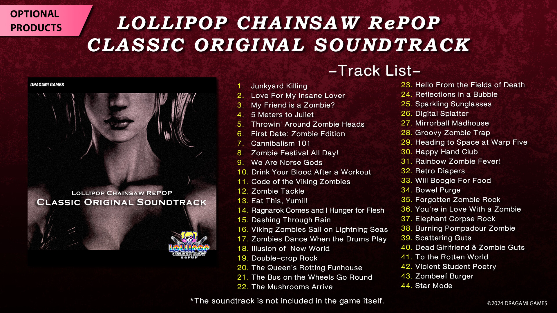 LOLLIPOP CHAINSAW RePOP CLASSIC ORIGINAL SOUNDTRACK Featured Screenshot #1