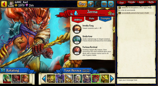 Kingdoms CCG screenshot 4