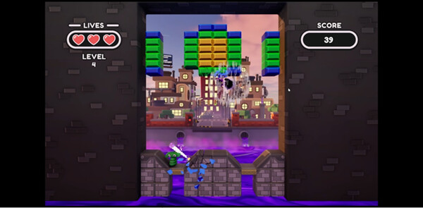 Screenshot z Bricks Over Blocks