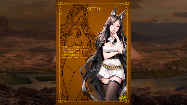 Screenshot z Erogoddess: Mirage - Digital Artbook